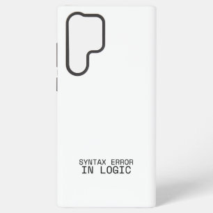 Syntax Error In Logic Minimalist Technical  Samsung Galaxy Case