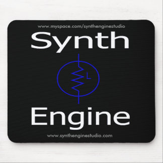 Synth Engine Mousepad ( Black )