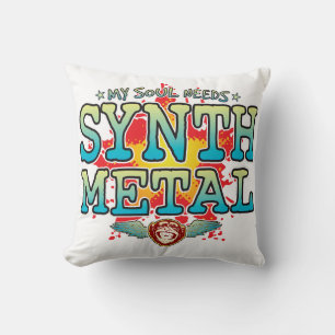 Synth Metal Soul Cushion
