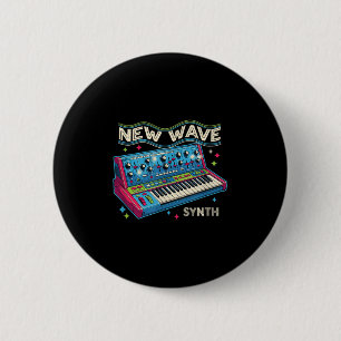 Synth-p New-wave-music Dark-wave 80s - 90s Synthes 2 Inch Round Button