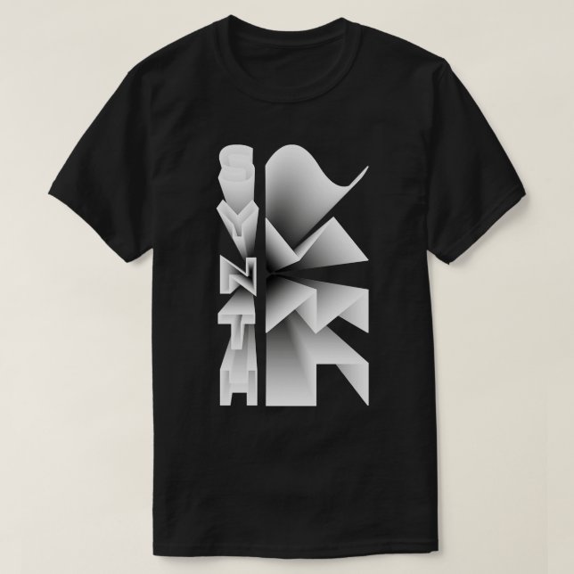 Synth Waveform Audio Analogue Design Modular Gift  T-Shirt (Design Front)