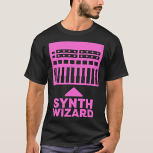 Synth Wizard Synthesizer Music Producer T-Shirt