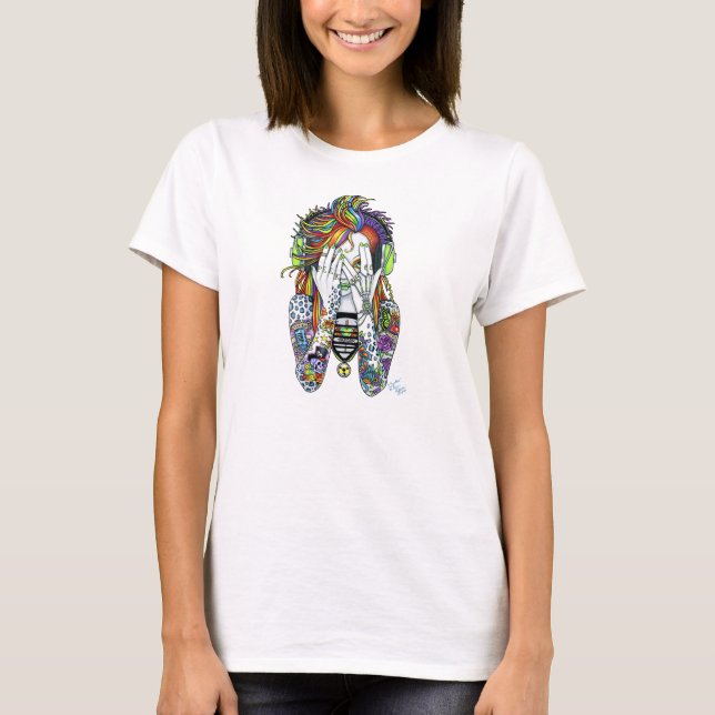 Synthea Psytrance Disc Jockey Tattoo Fae Top (Front)