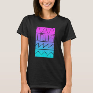 Syntheseizer Waves Synth Player Musician T-Shirt