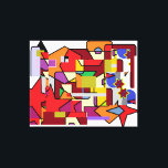 Synthesis - Etude No. 4: The Ultimate Convergence  Canvas Print<br><div class="desc">Experience the powerful energy of 'Synthesis - Etude No. 4', the final chapter in this series of mystical explorations. This artwork is a bold fusion of various geometric archetypes—stars, circles, and jagged peaks—all converging into a single, vibrant narrative. With its intense warm tones and complex layering, it serves as a...</div>