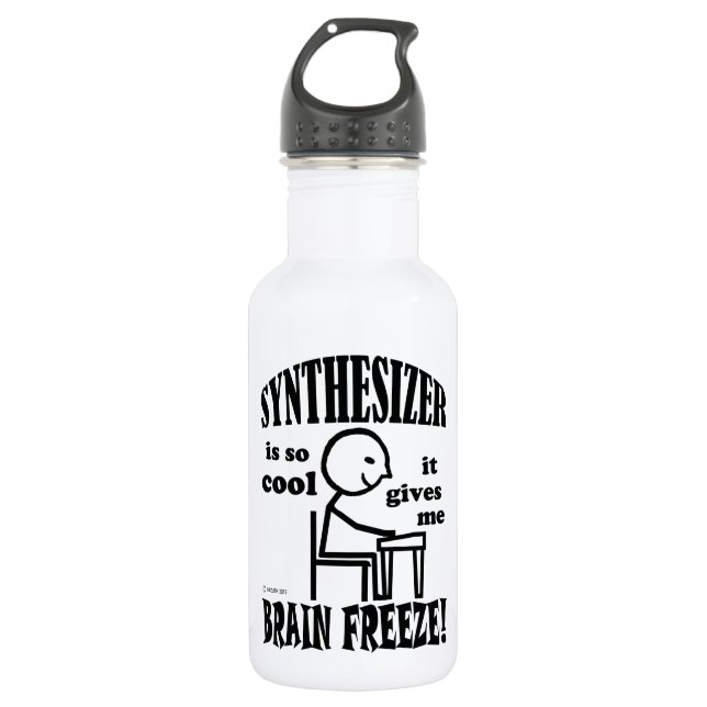 Synthesizer, Brain Freeze 532 Ml Water Bottle (Front)