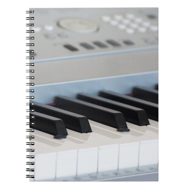 Synthesizer keyboard notebook (Front)