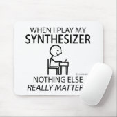 Synthesizer Nothing Else Matters Mouse Pad (With Mouse)
