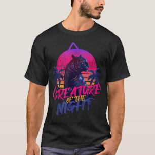 Synthwave Creature Of The Night Vaporwave Retrowav T-Shirt