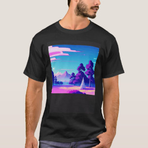 Synthwave outrun retrowave futuresynth sci fi 13 T-Shirt