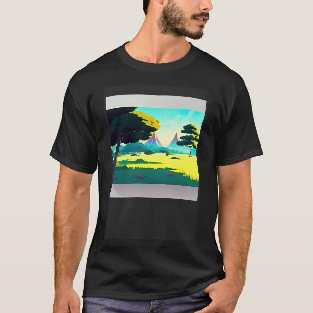 Synthwave outrun retrowave futuresynth sci fi  77 T-Shirt (Front)