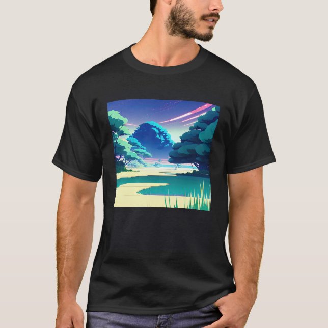 Synthwave outrun retrowave futuresynth sci fi  82 T-Shirt (Front)