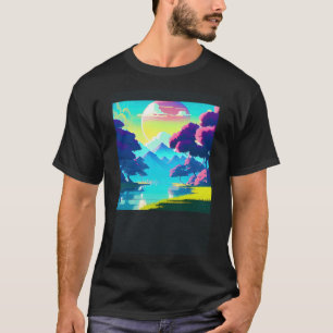 Synthwave outrun retrowave futuresynth sci fi  84 T-Shirt