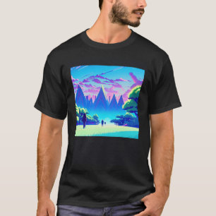 Synthwave outrun retrowave futuresynth sci fi  89 T-Shirt