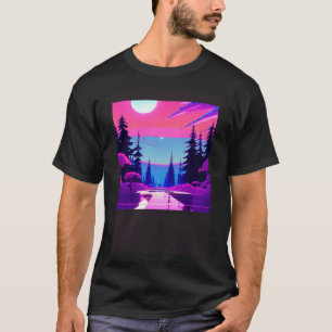Synthwave outrun retrowave futuresynth sci fi  9 T-Shirt
