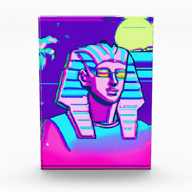 Synthwave Pharaoh Photo Block (Front)