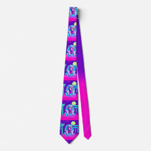 Synthwave Pharaoh Tie