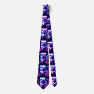 Synthwave Pharaoh Tie