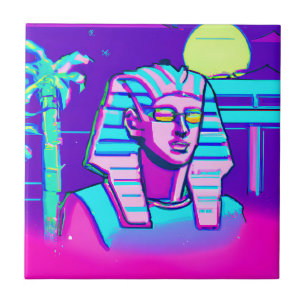Synthwave Pharaoh Tile
