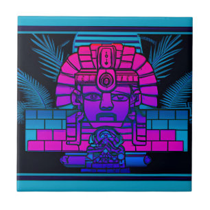 Synthwave Pharaoh Tile