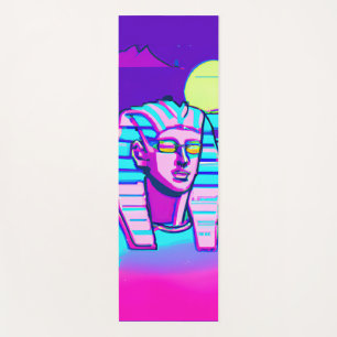 Synthwave Pharaoh Yoga Mat