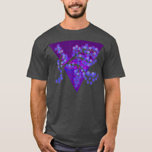 Synthwave Sakura Flower Japan 80s Vaporwave Cherry T-Shirt