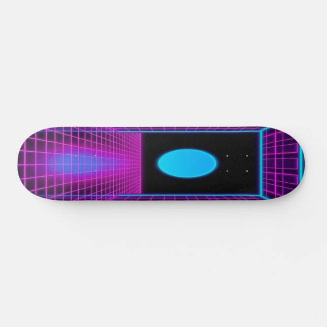 Synthwave Shred Edition 1 Skateboard (Horz)