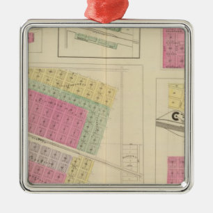 Syracuse, Coolidge, Hudson, Loco, Kansas Metal Ornament