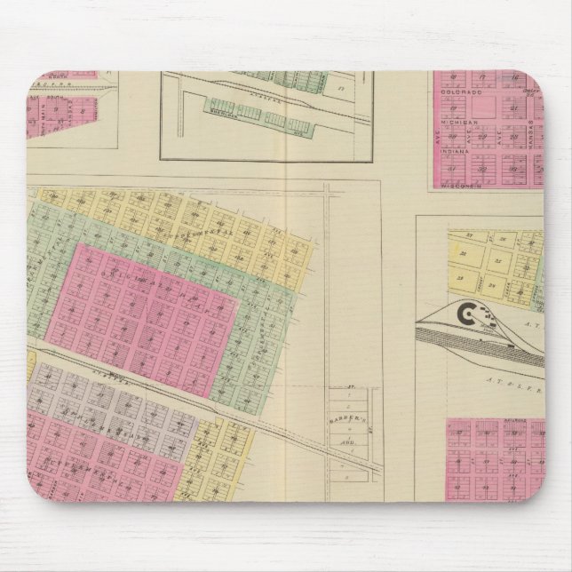 Syracuse, Coolidge, Hudson, Loco, Kansas Mouse Pad (Front)