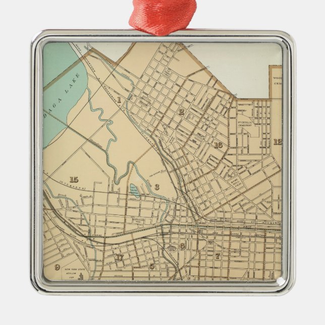 Syracuse Metal Ornament (Front)