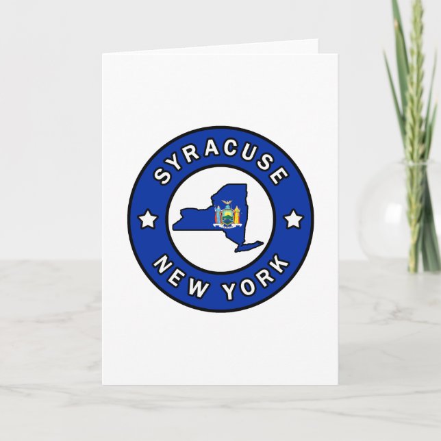 Syracuse New York Card (Front)