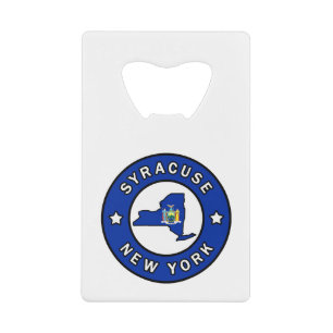 Syracuse New York Credit Card Bottle Opener