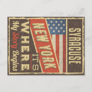 Syracuse New York Postcard