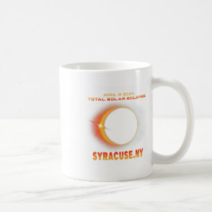 Syracuse New York Total Solar Eclipse 2024 Coffee Mug