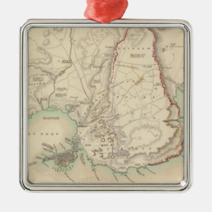 Syracuse & remaining vestiges of its five cities metal ornament