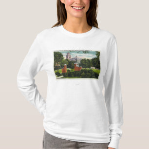Syracuse U Campus View Showing Lyman Hall T-Shirt