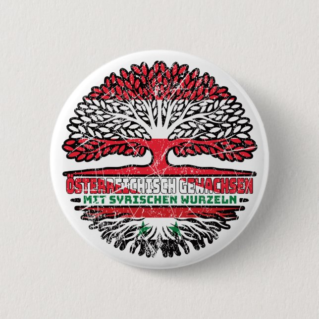 Syria Austrian Baum 2 Inch Round Button (Front)