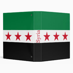 Syria Flag Binder
