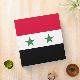 Syria flag binder