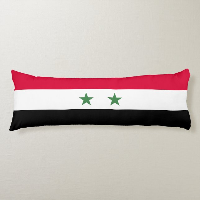 Syria flag body pillow (Front)