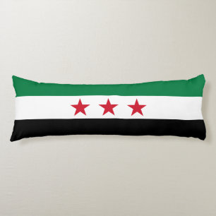 Syria Flag Body Pillow