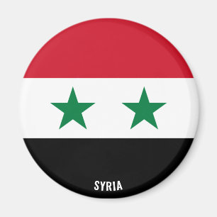 Syria Flag Charming Patriotic Magnet