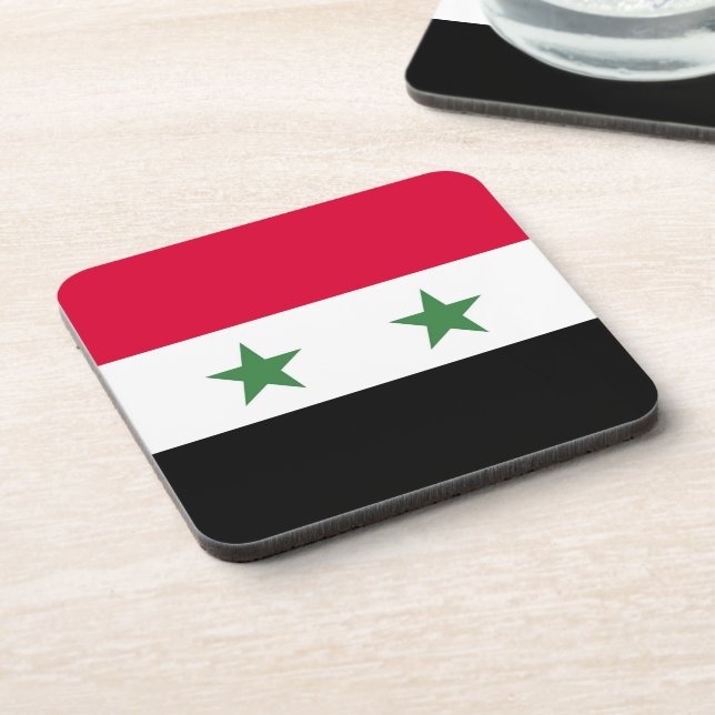 Syria flag coaster (Left Side)