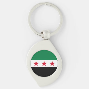 Syria Flag Keychain
