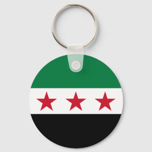 Syria Flag Keychain