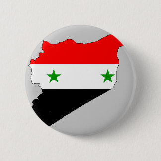 Syria flag map 2 inch round button