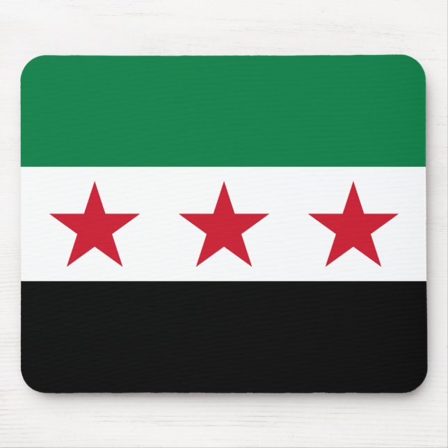 Syria Flag Mouse Pad (Front)