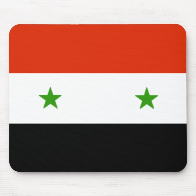 Syria Flag Mousepad (Front)