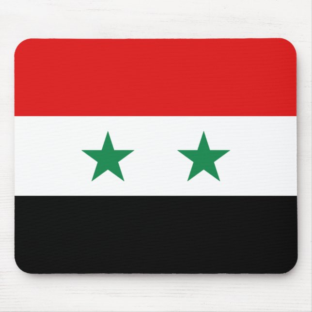 Syria Flag Mousepad (Front)