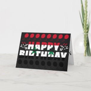 Syria Flag Patriotic Birthday Card